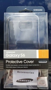 Samsung Galaxy S6 Schutzhülle - klar - Echt Samsung Hartplastik Neu - Bild 1 von 2