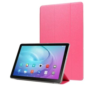 Für Samsung Galaxy Tab A7 2020 3 folt Wake UP Smart Cover Tablet Tasche Pink  - Picture 1 of 8