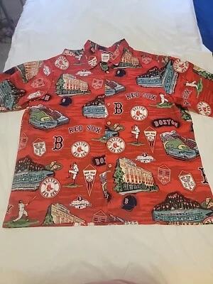 Reyn Spooner Boston Red Sox Hawaiian Shirt Size XXL Button Up Short Sleeve - Image 1 of 4