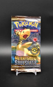 Pokemon TCG Ampharos HGSS HeartGold SoulSilver Spanish Booster Pack 5 Card Pack - Picture 1 of 2