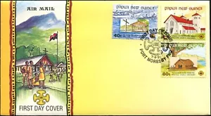 1991 Papua New Guinea Anglican Church Centenary Set Of 3 Unaddressed FDC, VGC - Picture 1 of 1