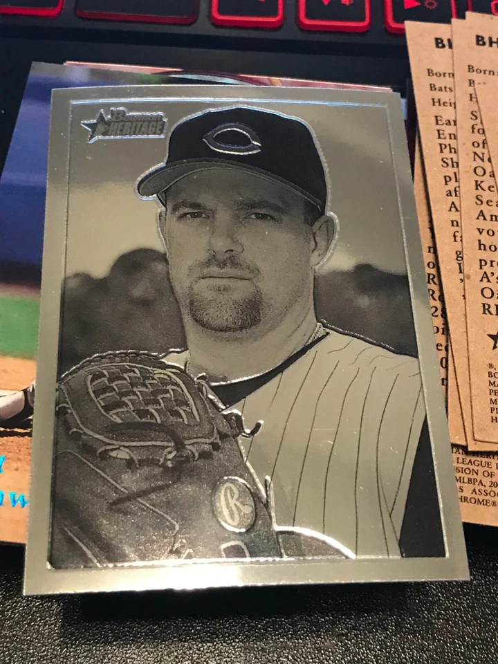  2001 Bowman Heritage Chrome #2 Pete Harnisch REDS! - Image 1 of 1