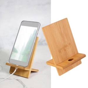 Wooden Phone Holder Stand Mobile Smartphone Support Tablet Stand For Holder - Zdjęcie 1 z 7
