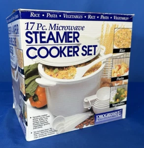 Progressive 17 Pc. Microwave Steamer Cooker Set - Picture 1 of 7