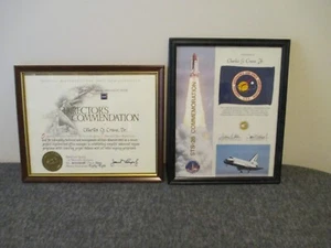 TRANSBORDADOR ESPACIAL NASA STS-26 BANDERA VOLADA CERTIFICADO. (REGRESO AL VUELO) + PREMIO DIRECTOR - Imagen 1 de 11