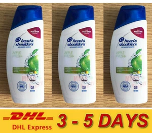 3 x 70ml. Head and Shoulders Shampoo Apple Fresh Anti Dandruff Hair Care - Picture 1 of 2