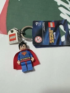 Lego Super Heroes Superman Keychain Minifigures DC Man Of Steel 853430 C3 - Picture 1 of 2