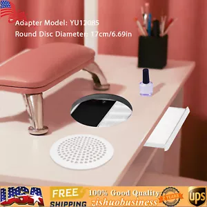 100W Nail Salon Dust Colllcter ABS White Extractor Vacuum For Nail Polishing - Picture 1 of 14