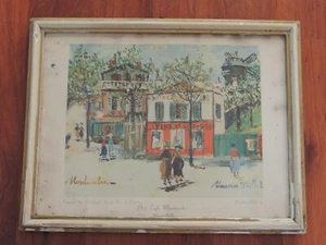 Maurice Utrillo Petit Cafe'Montmartre, New York Society Kunstverlag USA - Bild 1 von 14