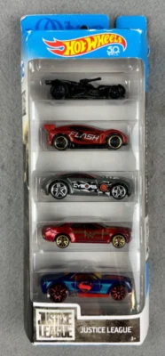 Hot Wheels 2017 Justice League 5 Pack Batman Flash Cyborg Superman Wonder Woman! - Image 1 of 4