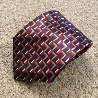 Corbata de cuello Modern Elements geométrica multicolor 100 % poliéster Foto 1 de 4