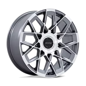Status ST005 MATRIX 22X9.5 6X120/6X132 30mm Anth-Mir Wheel - Picture 1 of 3