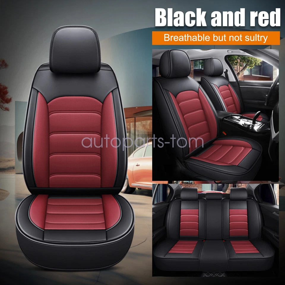 Car Seat Covers 5-Seats Front Rear Full Set Leather For Infiniti G20 M30 J30 Q45 Foto 1 de 4