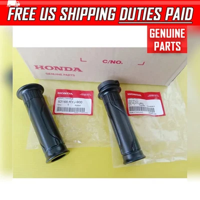 Par de empuñaduras de manillar negras para Honda CB CBR300 MSX125 Grom125 2014-2025 Foto 1 de 4