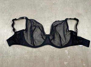 Curvy Kate Lifestyle Plunge BH mit Spitze Bügel ungefüttert Mesh Gr. 32M schwarz - Bild 1 von 11