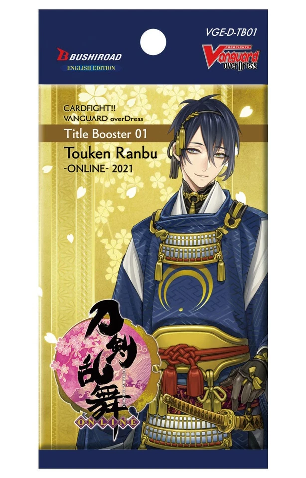 Cardfight!! Vanguard OverDress Touken Ranbu Title Booster Pack 01 Foto 1 de 1