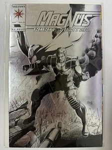 Cómics de Valiant de Magnus Robot Fighter #25 "Silver Coil Cover" (1993) - Imagen 1 de 1