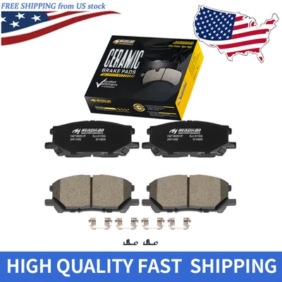 For Lexus RX330 RX350 RX400h 2006 2007 Toyota Highlander Front Ceramic Brake Pad - Image 1 of 4