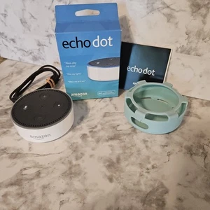 echo dot 2nd generation with silicone cover. Barely Used - Picture 1 of 3