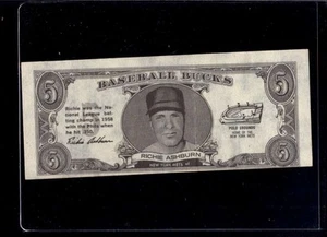 1962 Topps Bucks #5 Richie Ashburn   EXMT X3434886 - Picture 1 of 3