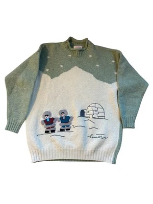 Suéter de lana Shetland de invierno iglú United Colors of Benetton Italia para mujer de colección Foto 1 de 4