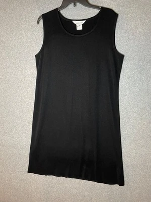 Vestido Vaina Misook XL Sin Mangas Negro Clásico Hasta la Rodilla Oficina Iglesia Foto 1 de 4