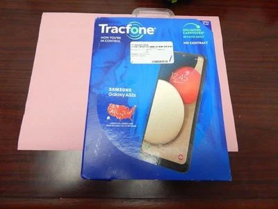 Samsung A02S 32GB - Black (TracFone) FREE BUNDLE & SHIPPING NEW SEALED BOX - Image 1 of 3