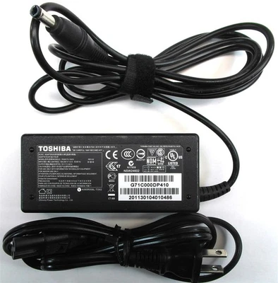 Genuine Toshiba Laptop Charger AC Adapter Power Suply PA3917U-1ACA 19V 3.42A 65W - Image 1 of 3