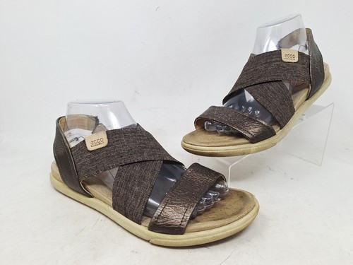 Ecco sandalo donna damara cinturino incrociato slip on ballerine casual EU 39 US 8 8 5