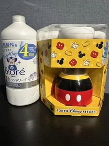 Mickey Handseifenspender mit 27 Unzen Nachfüllpackung Tokyo Disney Resort Neu Flasche - Bild 1 von 9