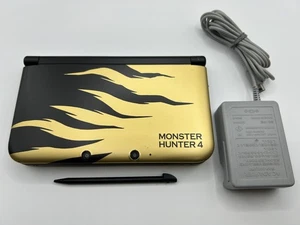 Nintendo 3DS LL Monster Hunter 4 Rajan Gold Limited Edition Konsole Japan - Bild 1 von 11