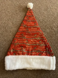 Santa Hat Merry Christmas One Size - Picture 1 of 1