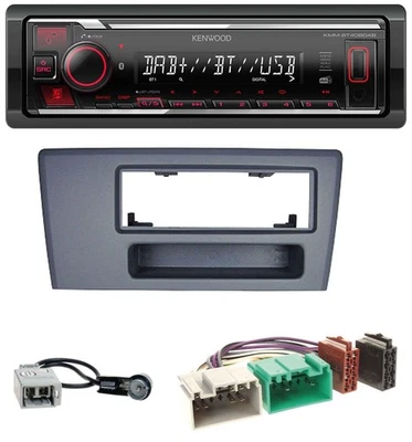 Kenwood MP3 Bluetooth USB DAB Autoradio für Volvo S60 S70 C70 V70 00-03 dunkelgr - Bild 1 von 4