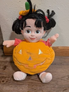 Disney Pixar Monster's Inc Flocked Pumpkin Boo Laughing Doll HTF - Picture 1 of 2