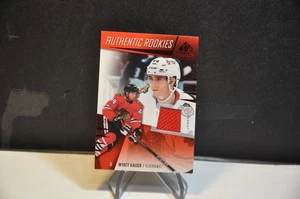 Upper deck sp game used edition 2023-2024 wyatt Kaiser authentic rookies #207 ho - Imagen 1 de 6