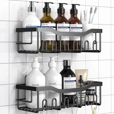 Shower Caddy 2 Pack,Adhesive Shower Organizer for Bathroom Storage&Home Decor&Ki - Image 1 of 4