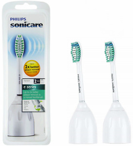 2X Philips Sonicare E Series HX7002 Replacement Toothbrush Brush Heads