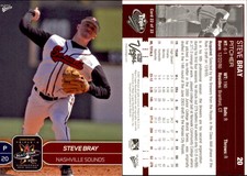 Steve Bray 2007 MultiAd Nashville Sounds #NNO Card *AutographDen*