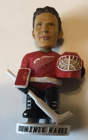 DOMINIK HASEK Detroit RED Wings Bobble Head bobblehead NHL Goalie AGP goalie Cover