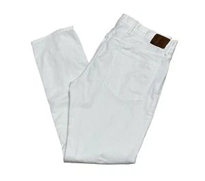 Gap 1969 Skinny Fit Jeans 36x32 Mens White Denim Pants Cotton - Picture 1 of 8
