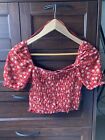Urban Outfitters Womens Cropped Top Size Small Festival Holiday Club