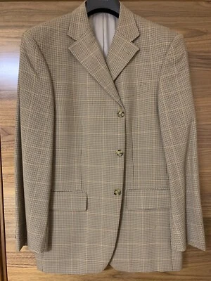 Abrigo deportivo dorado Oscar De La Renta para hombre Blazer Chaqueta Lana Talla 42R Foto 1 de 4