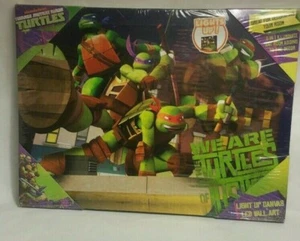 Teenage Mutant Ninja Turtles Justice LED Wall Art Decoration NEW 2013 - Picture 1 of 7