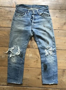 LEVI’s 501, Late 1970s, Selvedge, Made in USA, Rare, Size W 30-31 - Picture 1 of 7