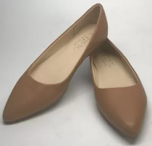 CZZPTC Women's Flat Leather Shoes Classic Casual Pointed Toe Shoes US Size 5.5M - Picture 1 of 8