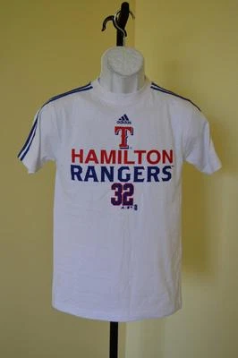 Camiseta Adidas Nueva Remendada- Texas Rangers #32 Josh Hamilton Juvenil Mediana (M 10/12) Foto 1 de 4