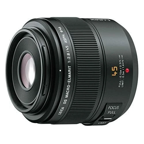 Panasonic monofocal Macro Lens H-ES045 Leica DG MACRO-ELMARIT 45mm f/2.8 - Image 1 of 1