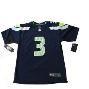 NWT New #3 Russell Wilson Nike Seattle Seahawks Boys Large Game Football Jersey - Picture 1 of 3