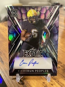 CAMERUN PEOPLES 2023 LEAF EXOTIC PRISMATIC DRAGON ROOKIE AUTO #/2 SSP APP ST🔥📈