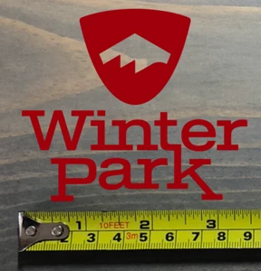 Winter Park Aufkleber Sticker Ski 3,5" Mountain Snowboard Resort Colorado Red Vail - Bild 1 von 1